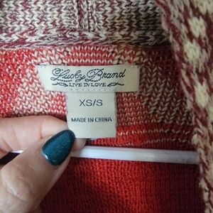 Lucky Brand Women's Red Sweater